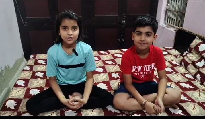 Vanshika and Daksh can solve a Rubik's Cube while threading a needle with their eyes closed.