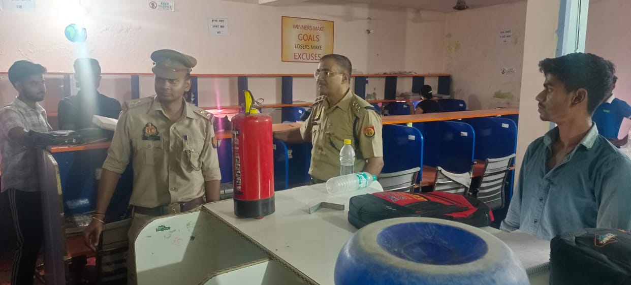 Coaching centre found operating in basement; orders issued to shut down operations.