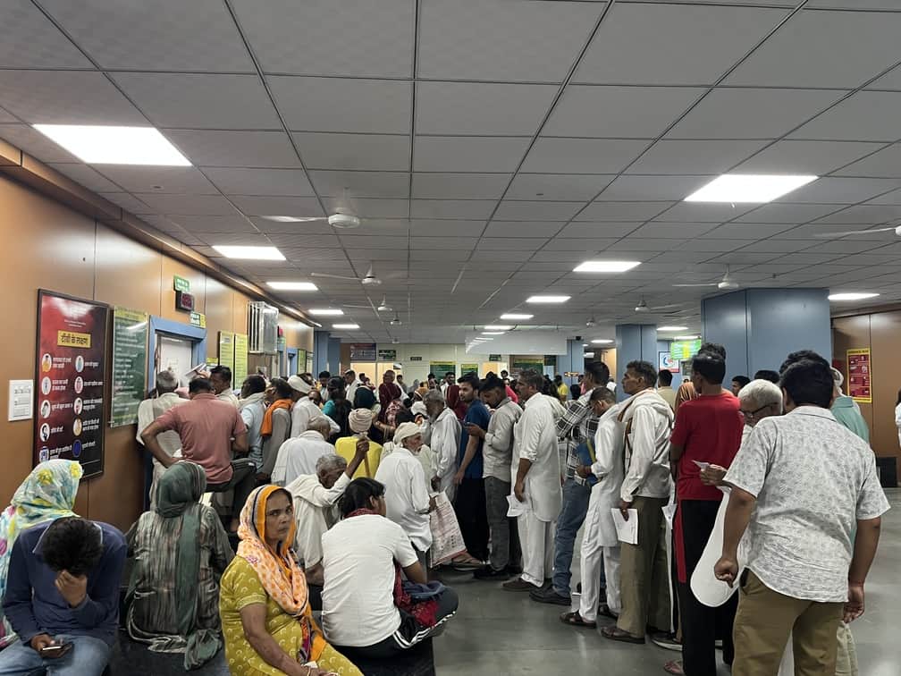 Patients in queues... unable to get timely treatment.