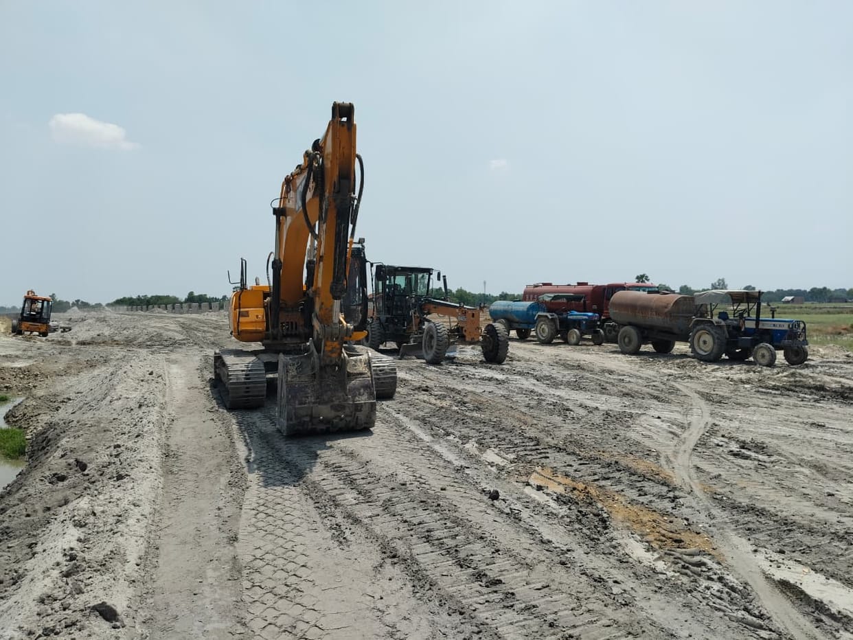 Construction of Kodhahu-Itahara bypass gains momentum; 90% of the work is complete.