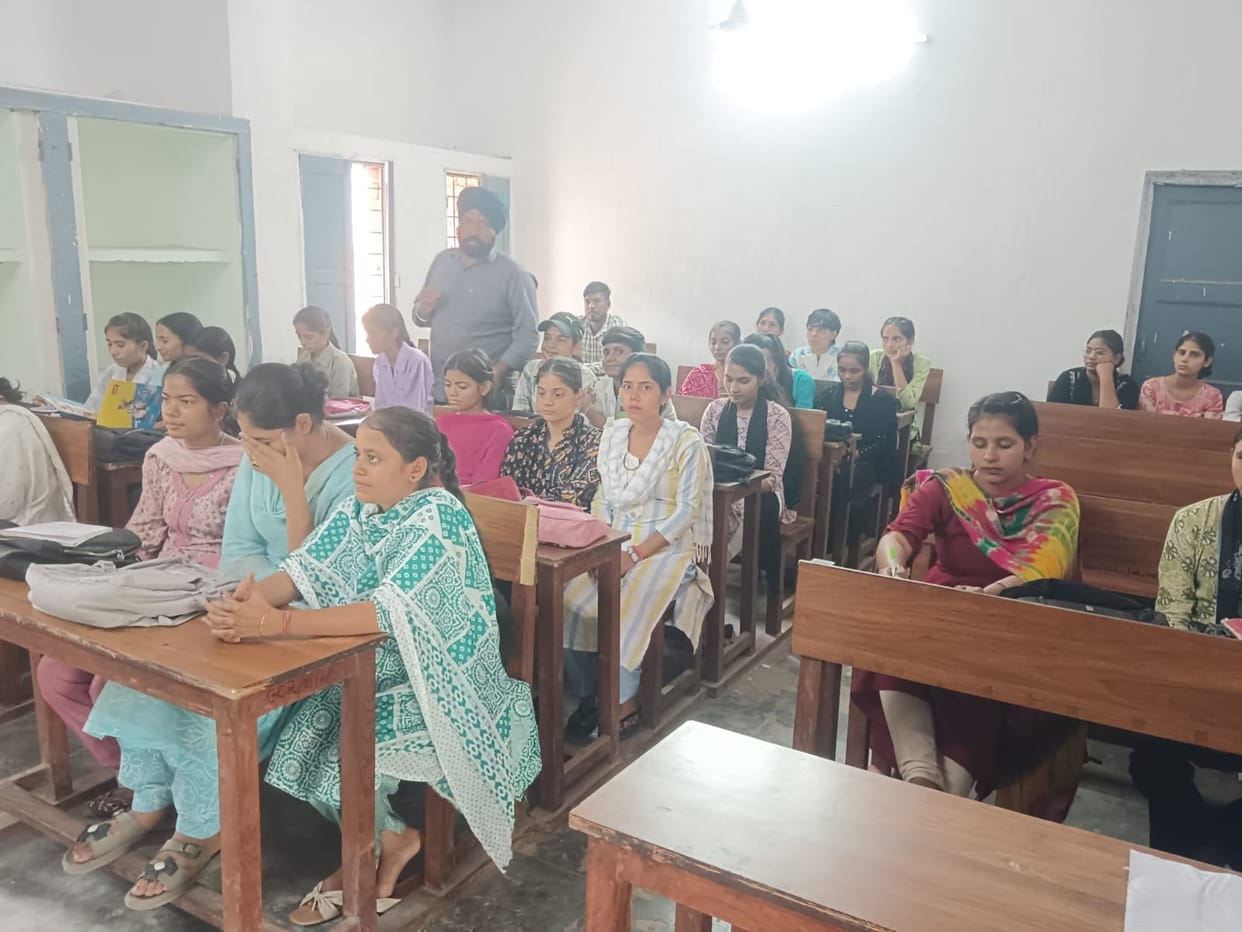 Mushroom production program launched at the government college.