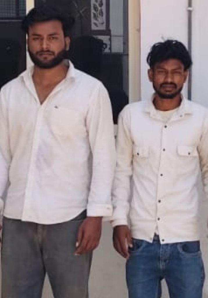 Both robbers who snatched earrings from a woman have been sent to jail.