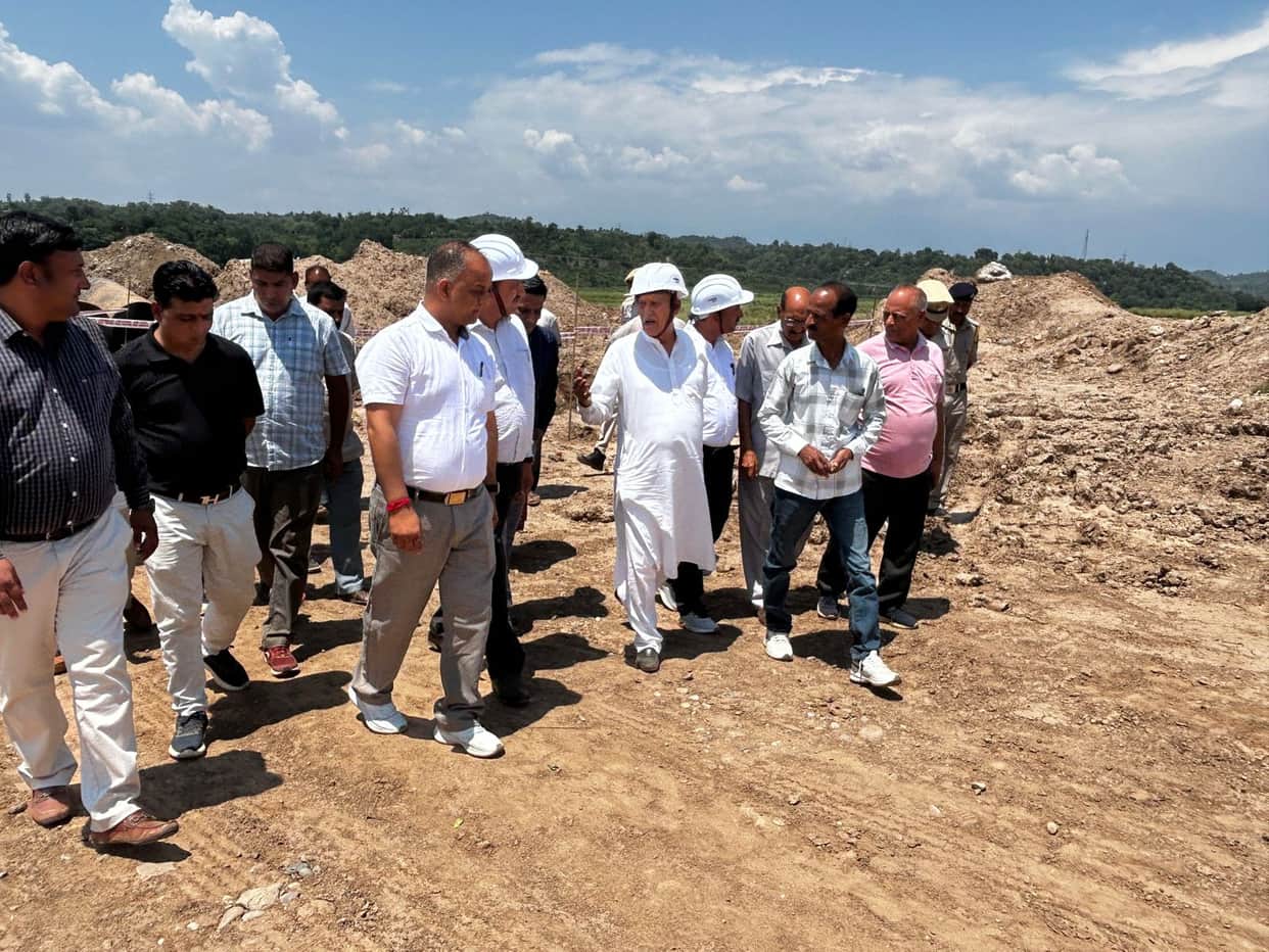 Minister Chandra Kumar performed the groundbreaking ceremony for road and bridge construction.