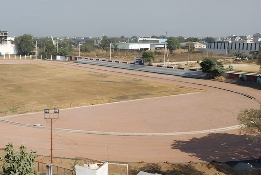 Sports Department writes letter regarding payment for synthetic track.