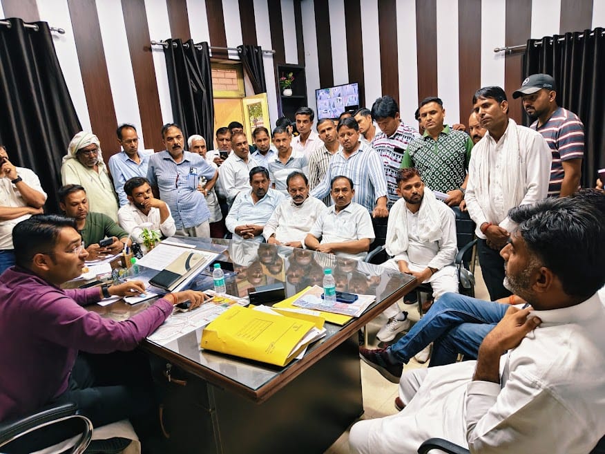 If the illegal encroachments are not removed, we will camp at the Tehsil office.