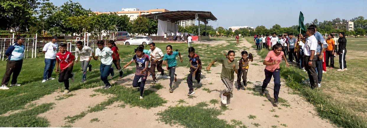 Players displayed their strength in the 400 and 800 meter races and Kabaddi competition at CRSU.
