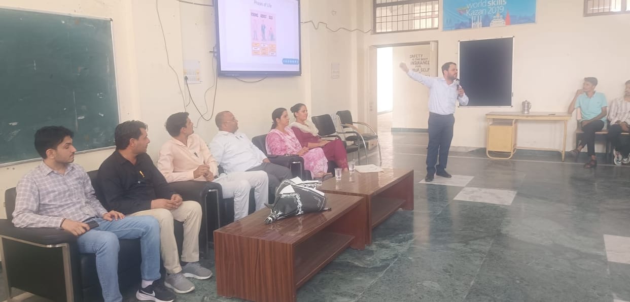 Inspired the students of Government ITI to think positively