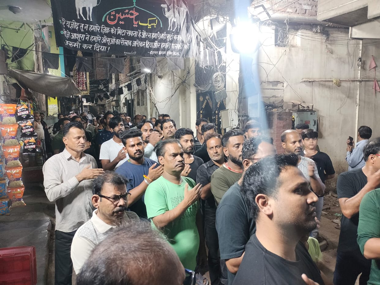 From the camp of the mourners, Zainab called out: "Today is your Mehndi, Qasim..."