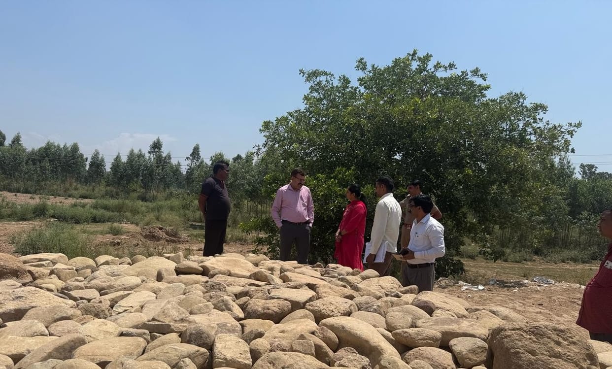 Took stock of the dam under construction.