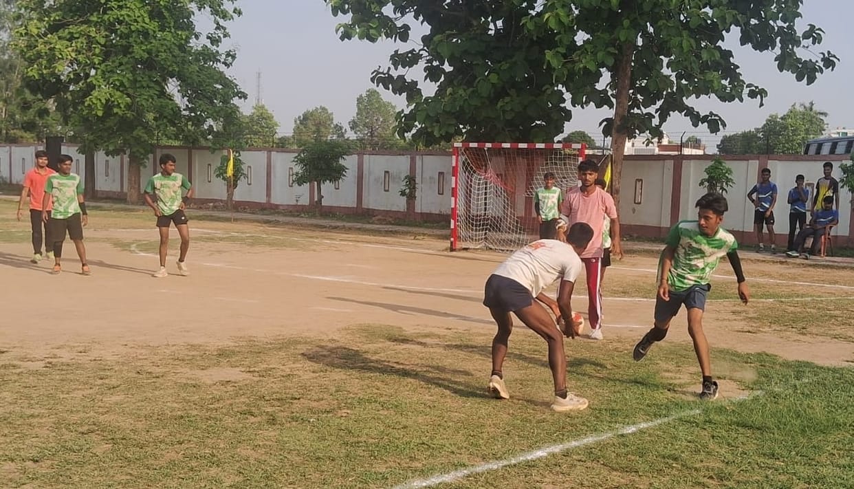 Athletes displayed their prowess in athletics and handball competitions