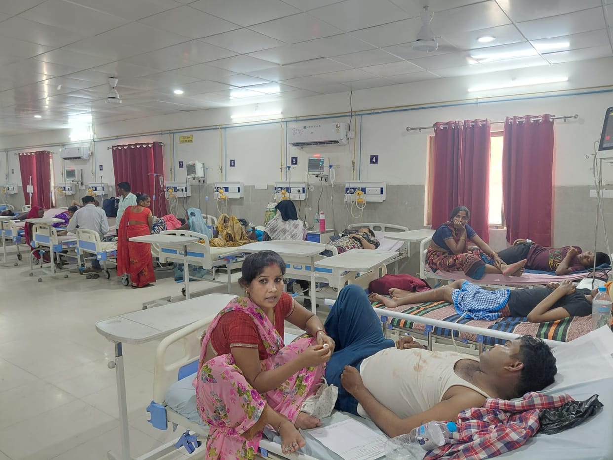 Heat increases diarrhea and dehydration patients, emergency ward full