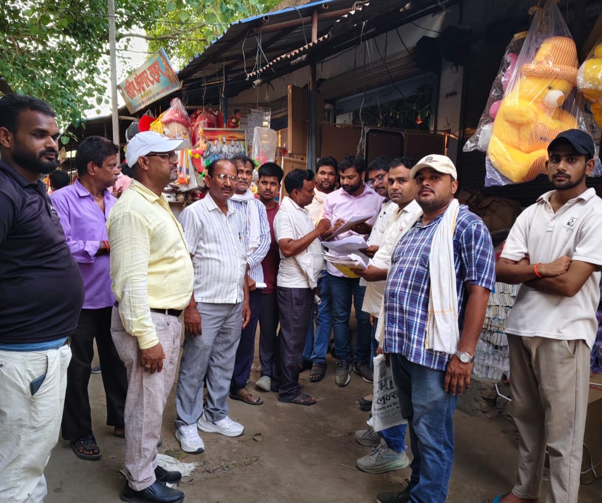 Inspections of coaching centers, libraries, and shops following the Lucknow fire incident.