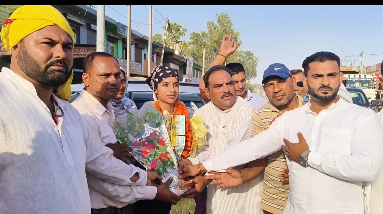 Sagandeep won a gold medal at the state level.