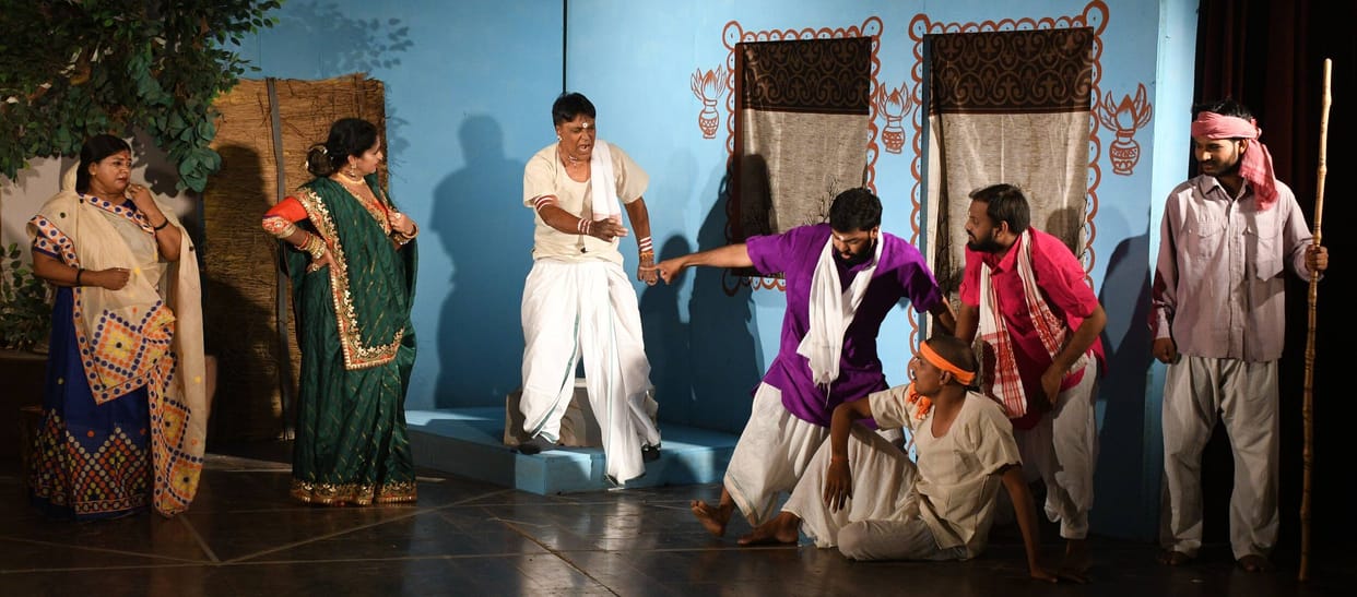 The play 'Bhoosa' raises sharp questions about superstition.