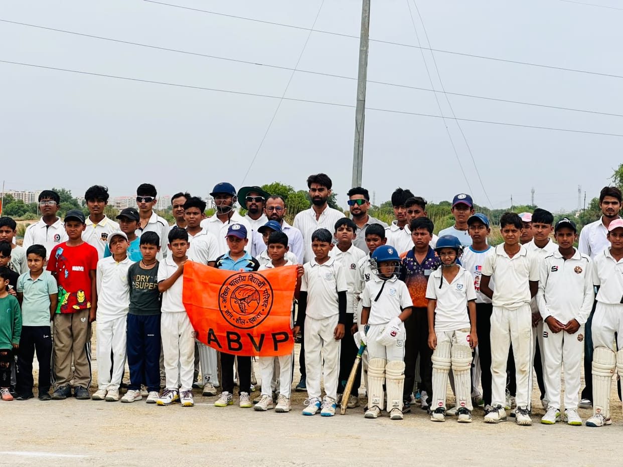 The Alwar team won the cricket tournament.