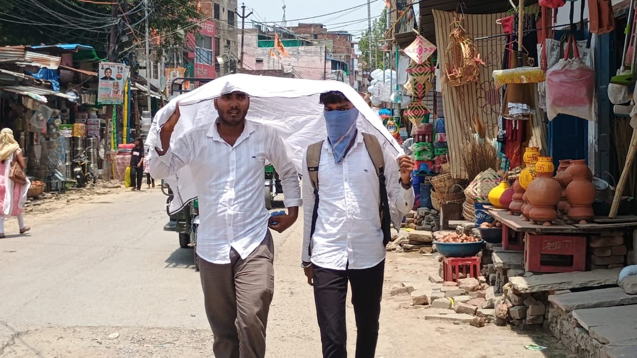 Yellow alert for heatwave in the district until June 27.