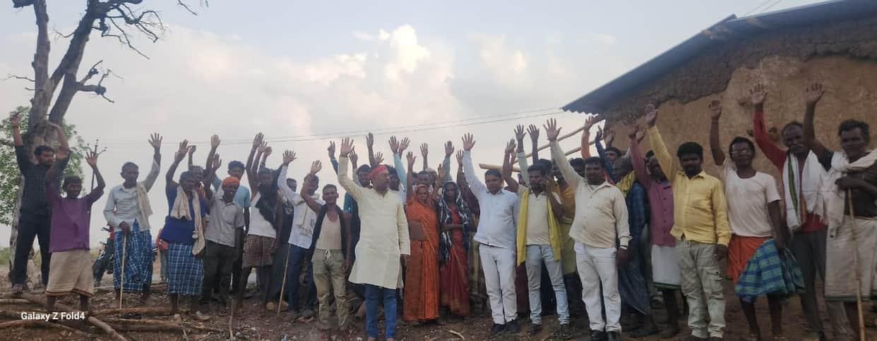 Tribal families raised issues regarding land rights and tree felling.