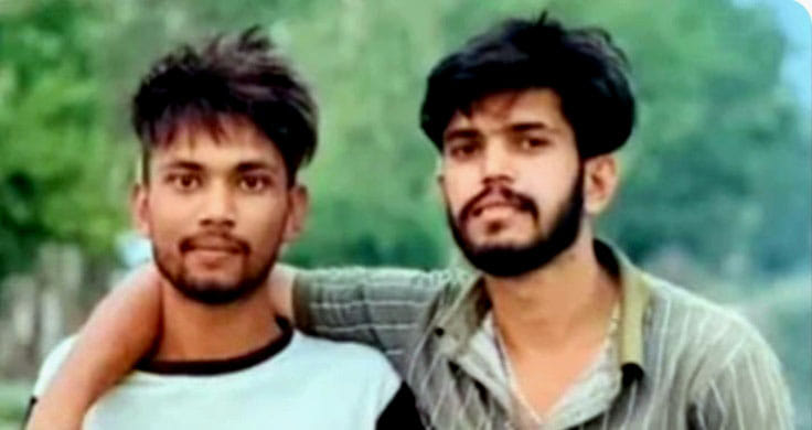 Two friends riding a bike died after being hit by a Bolero on the national highway.