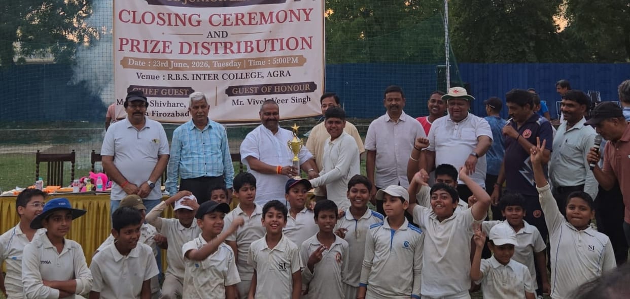 RBS Yellow crowned champion of the Sub-Junior Round-Robin Cricket League.