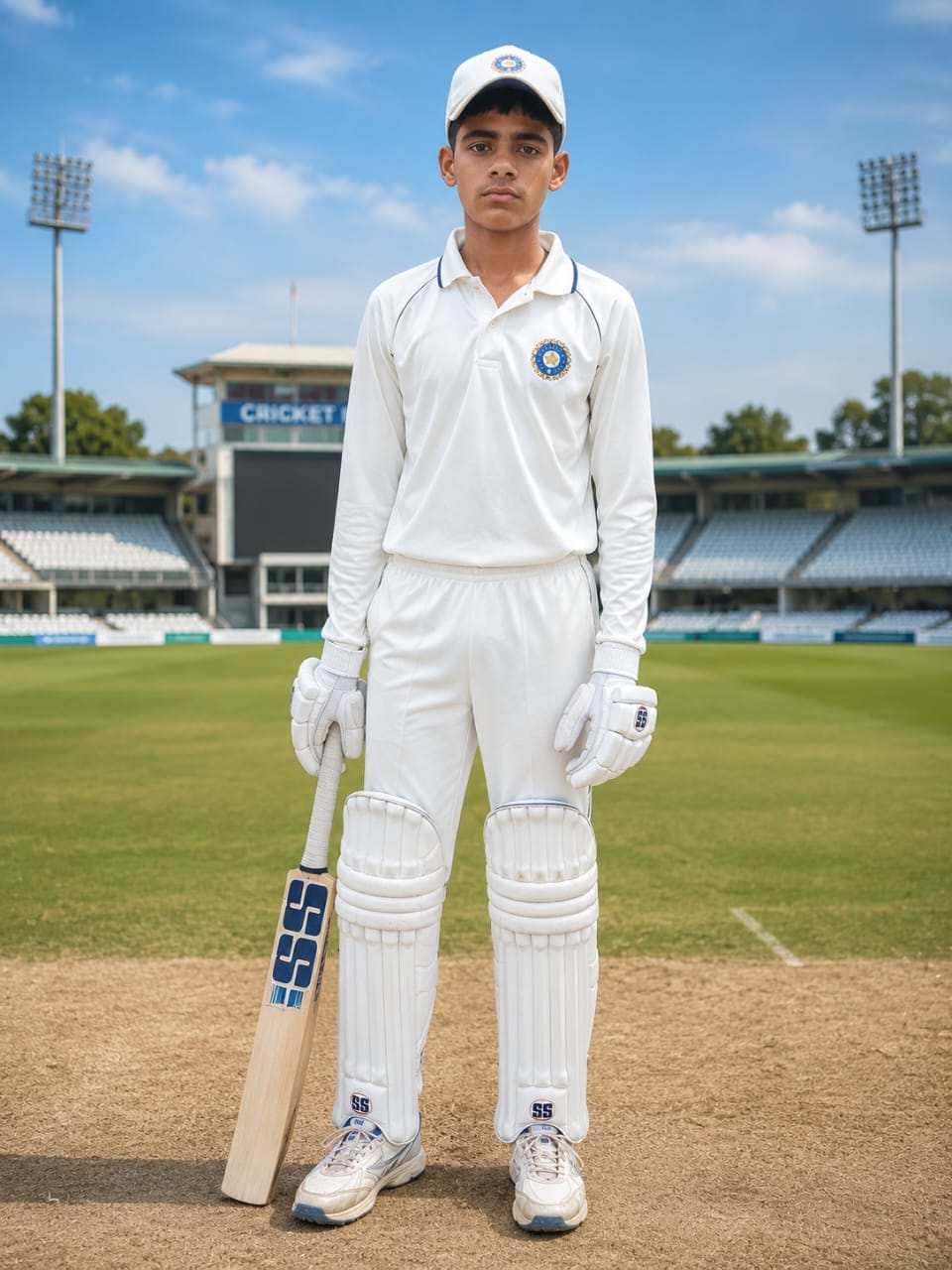 Taj Academy's one-sided victory powered by Vineet's unbeaten half-century.