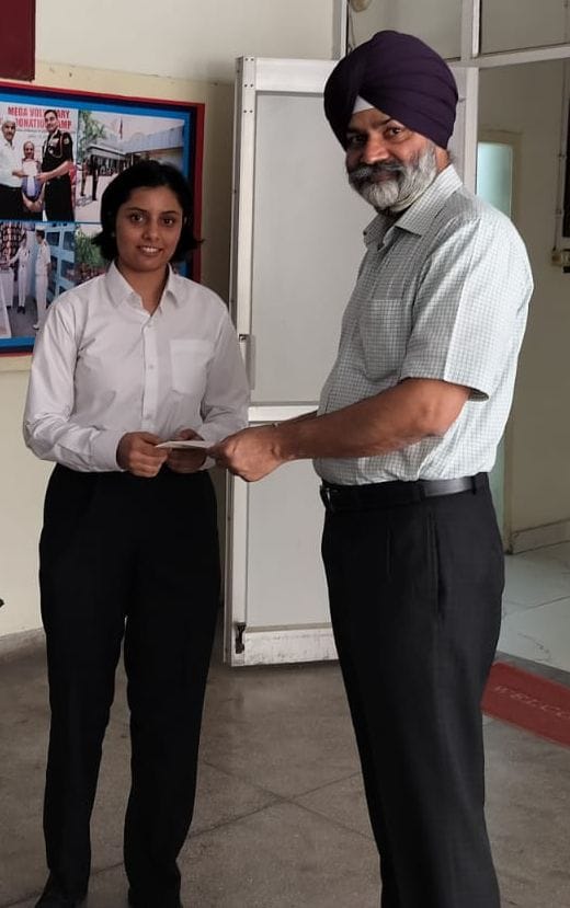 NCC cadet Sneha Hooda was encouraged