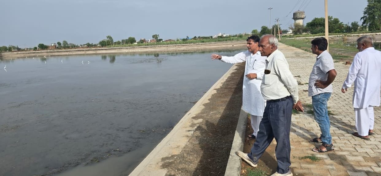 Hopes raised for resolving the drinking water issue in Sector-13; adequate water to reach homes.