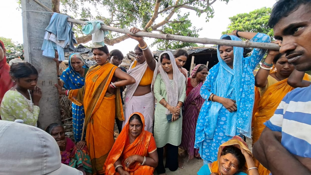 Kolkata warehouse roof collapse Families of Munger workers seek safe return of injured laborers