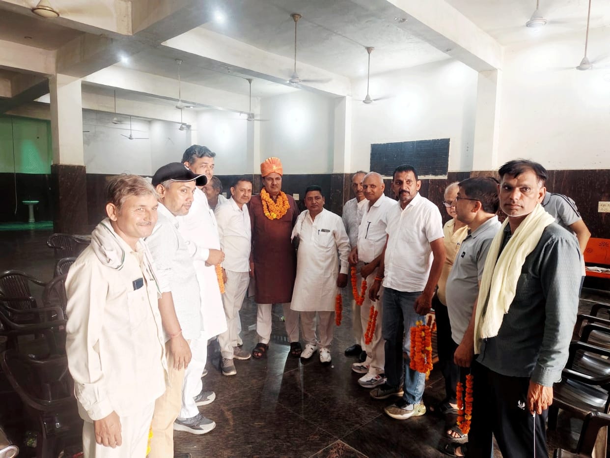 shok Sharma becomes President of Harinagar Parshuram Dharamshala.