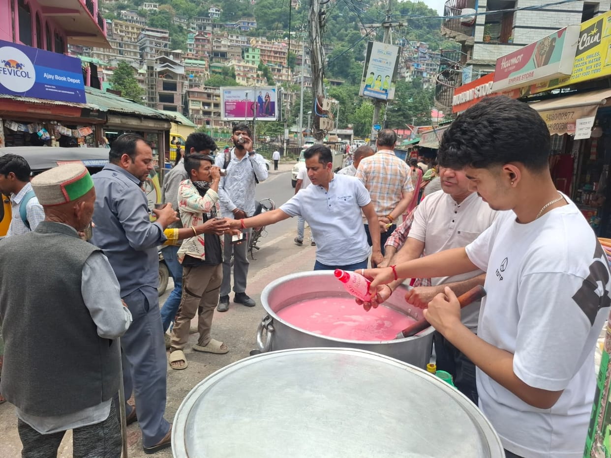 Cool water served to passersby on Nirjala Ekadashi.