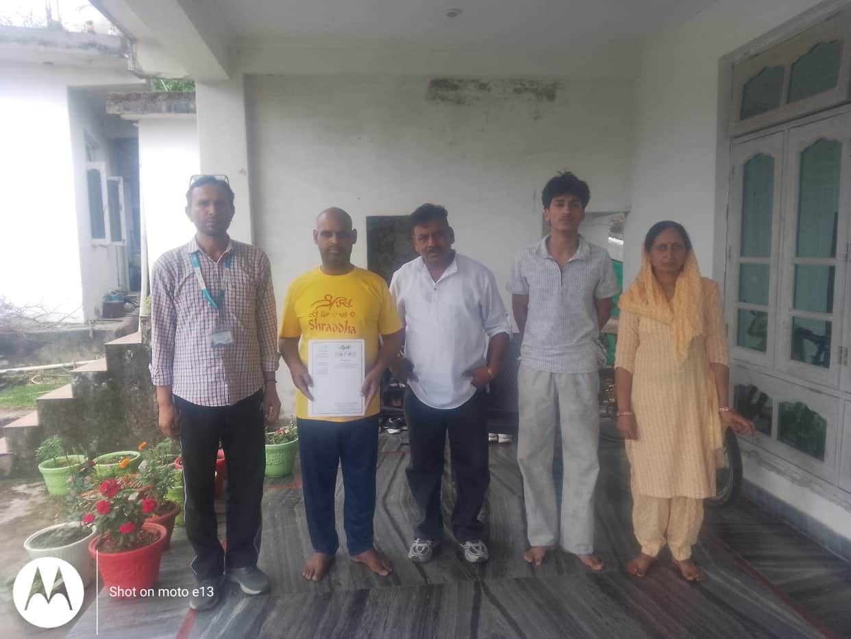 Ex-serviceman missing for a year reunited with family.