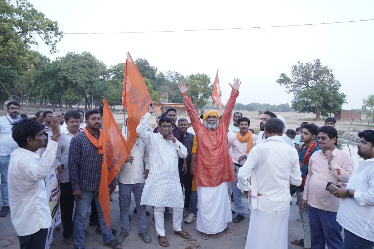 Bike rally held on the foundation day of the Antarrashtriya Hindu Parishad