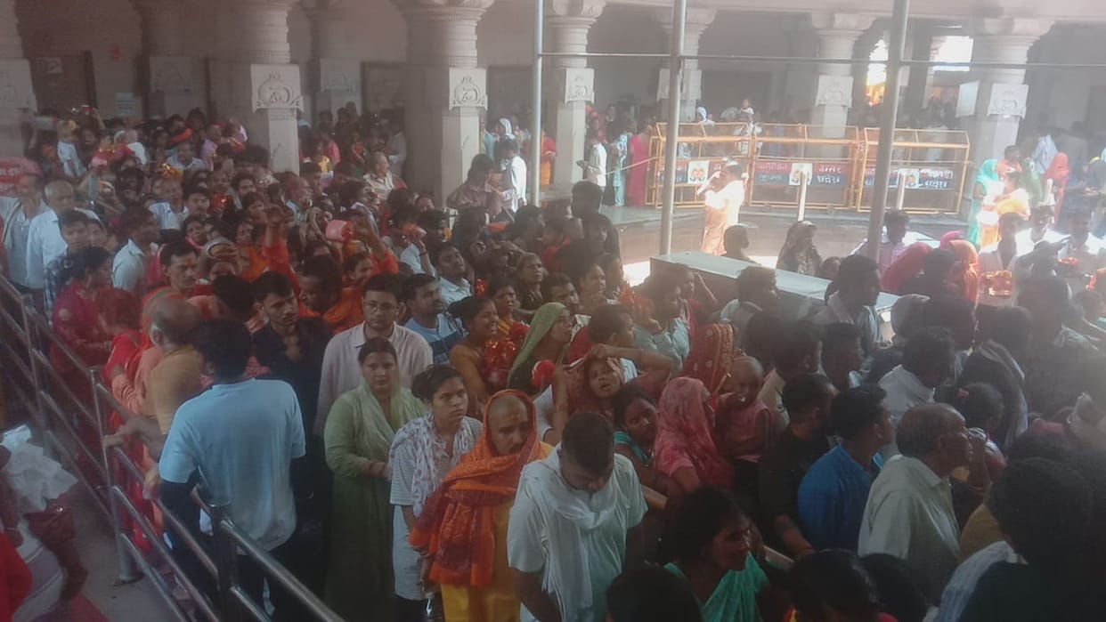 2 lakh people visited Maa Vindhyavasini on the Jyeshtha Shukla Paksha.
