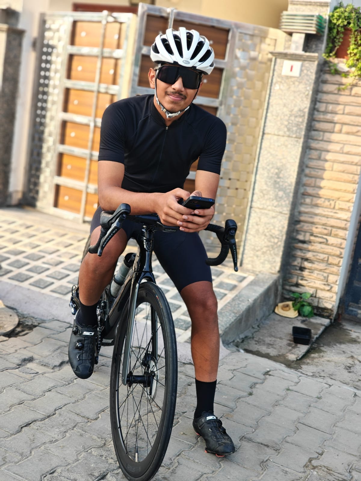 Moksh has made a name for himself in cycling at the state level.