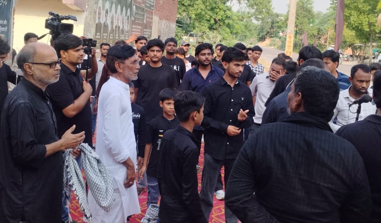 Mourning processions taken out on the 8th of Muharram.