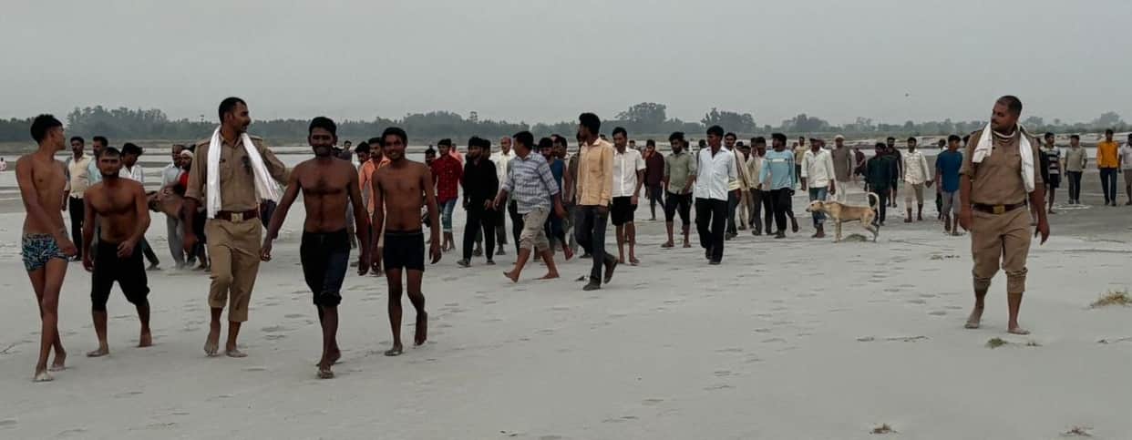 Two youths drown while bathing in the Ganges.