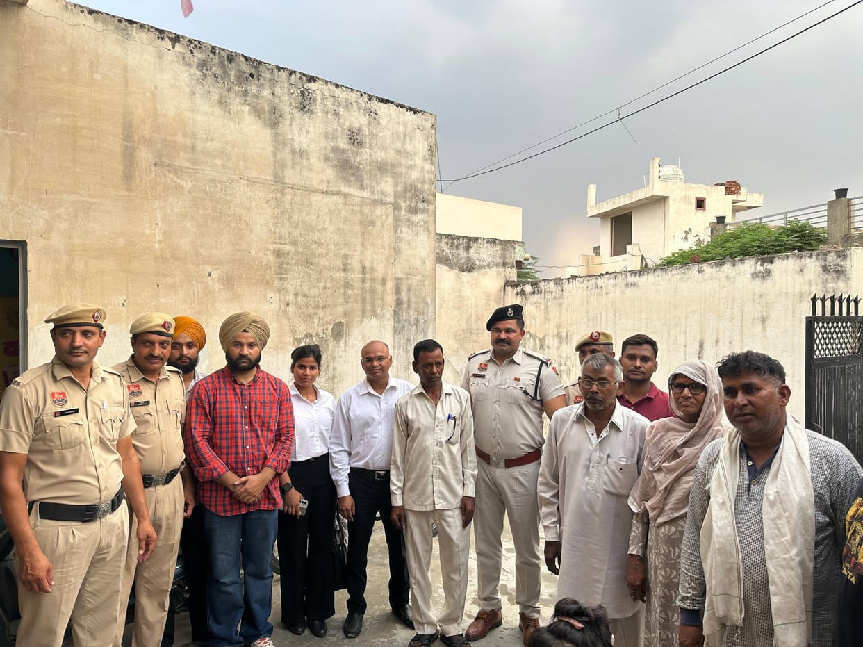 Administered a pledge for a drug-free Haryana.