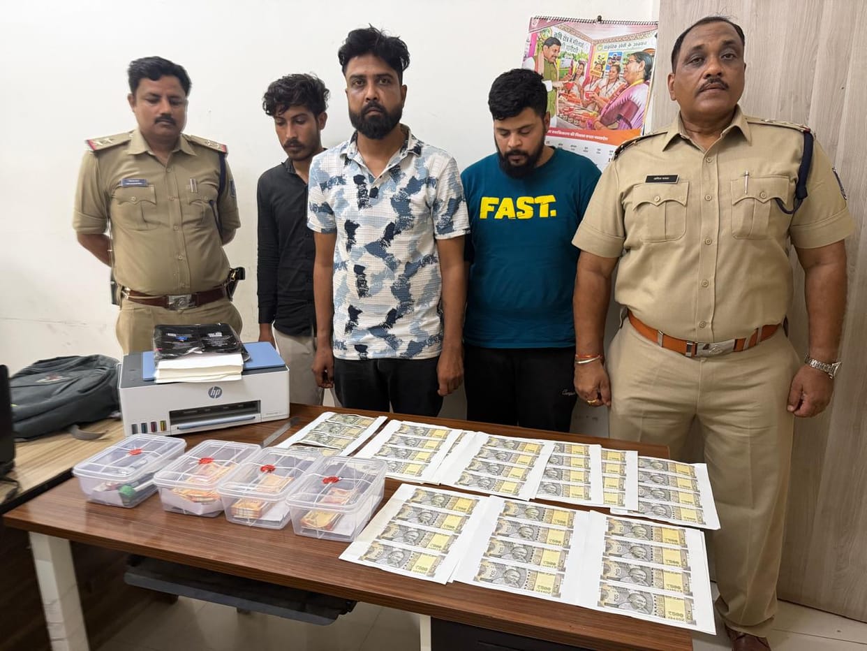 Indore Police have arrested the accused in a counterfeit currency case and seized fake notes worth ₹84,000.