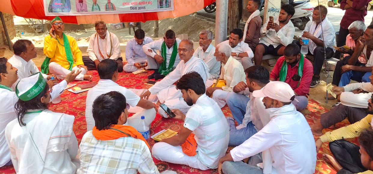 BKU protests to get the Chambal Ater bridge operational; residents of over 150 villages are distressed, forced to travel 60 to 90 km longer.