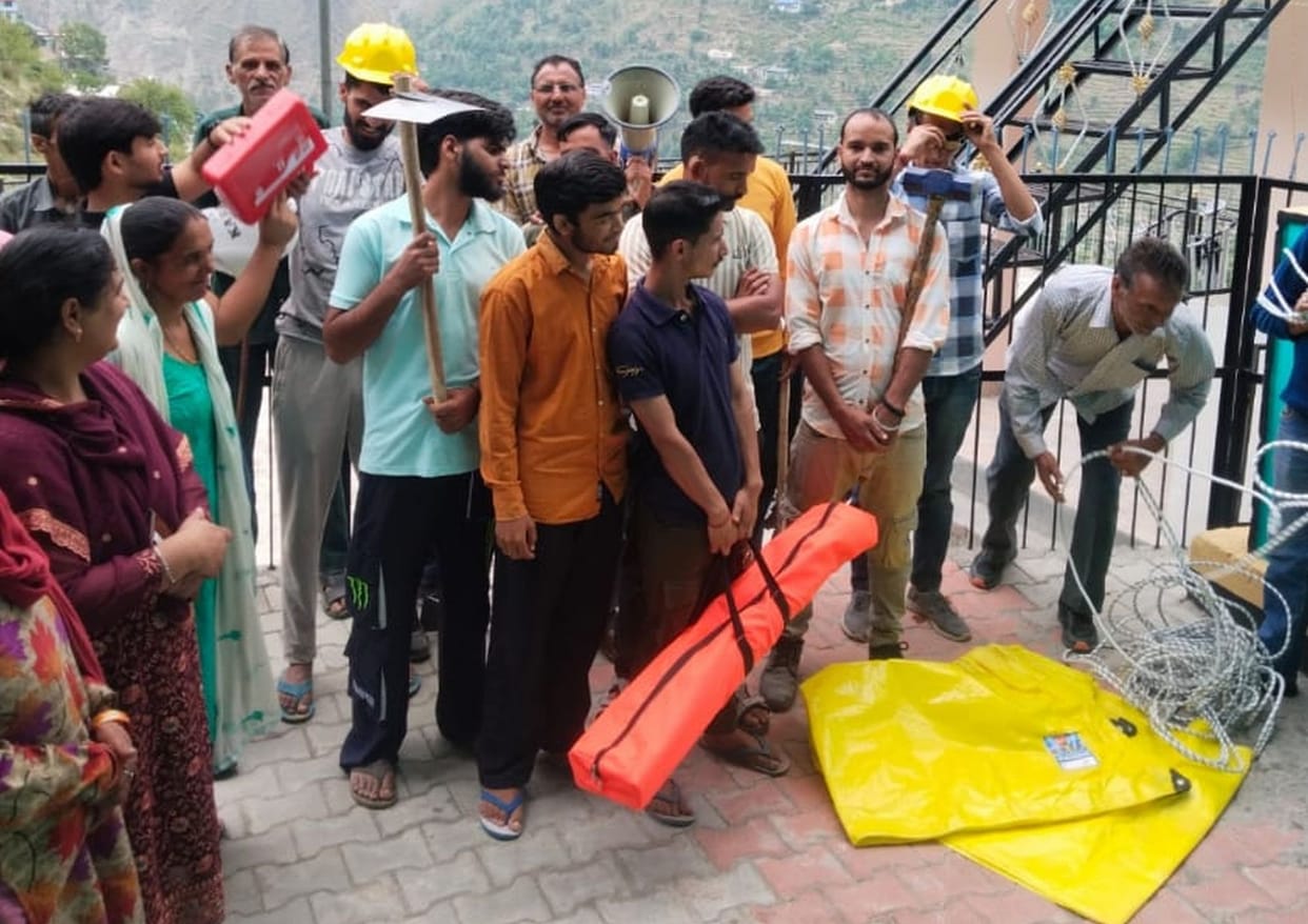 Disaster rescue training conducted in Gurad Panchayat.