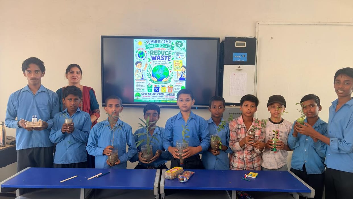 Conveyed a message about being conscious of a clean and green environment.