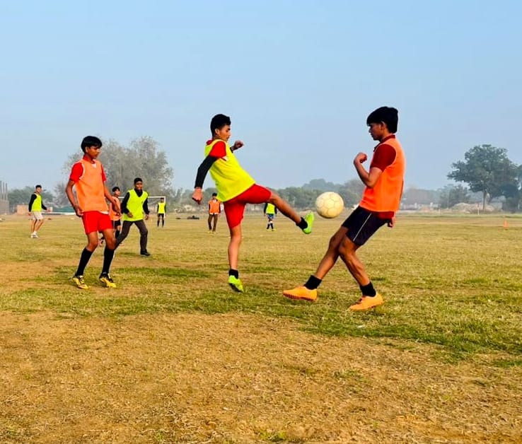 Athletes sweating it out in practice sessions for competitions.