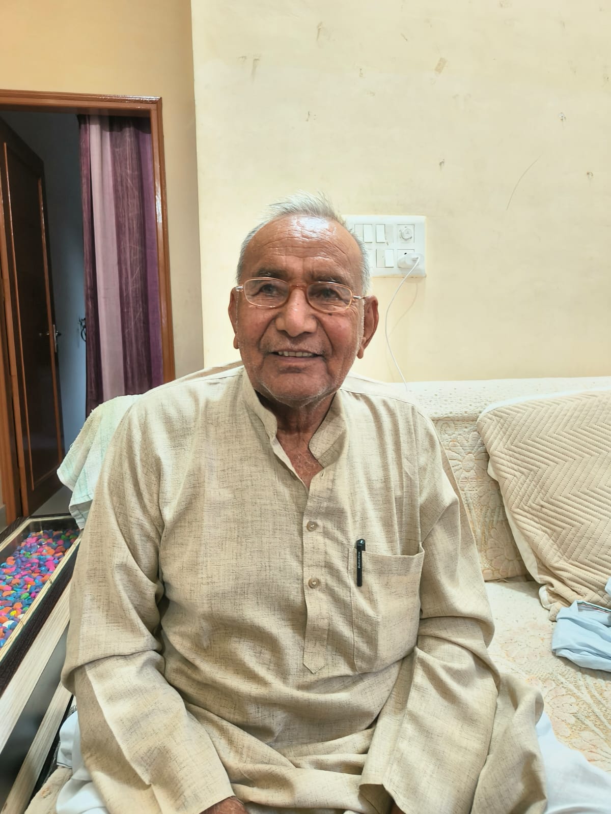 Emergency... Omprakash of Thua had endured eight months of torture in jail.