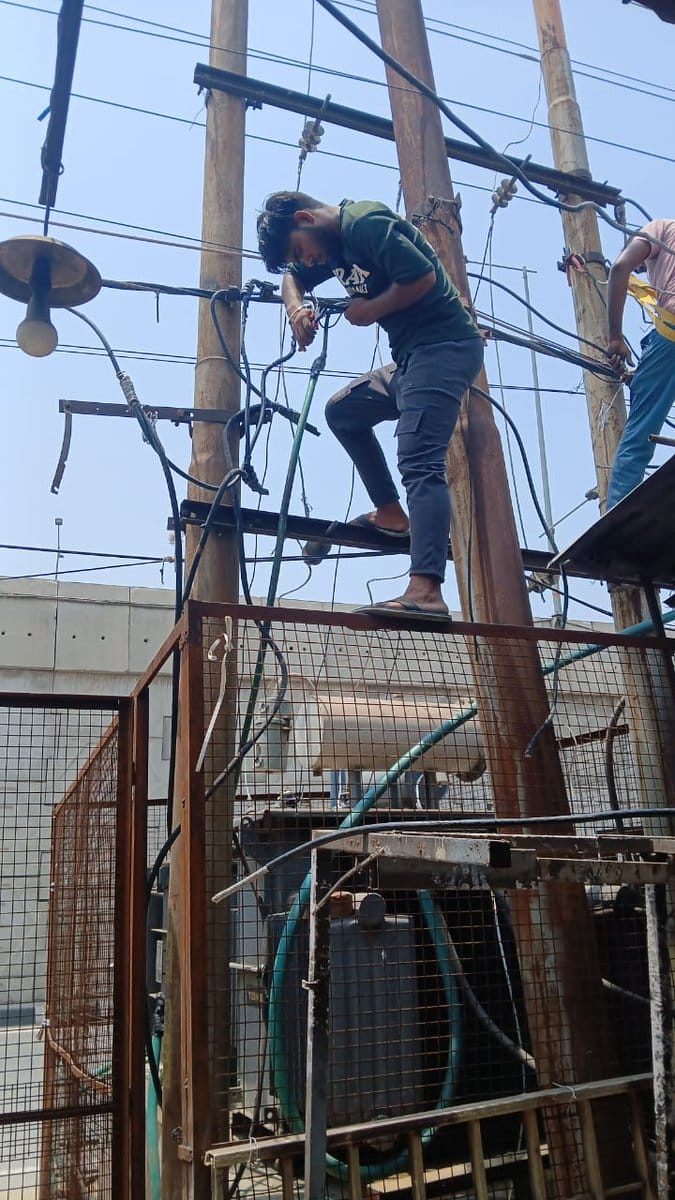 Supply remained disrupted for three hours in the city and five hours in rural areas.