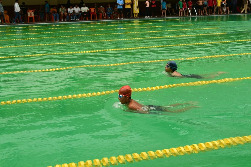 250 swimmers appeared for trials to become part of the divisional swimming team.