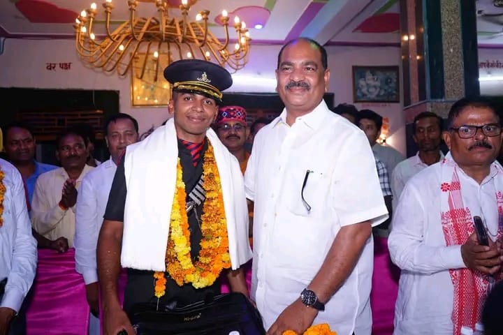 Aman Pal welcomed upon becoming a Lieutenant