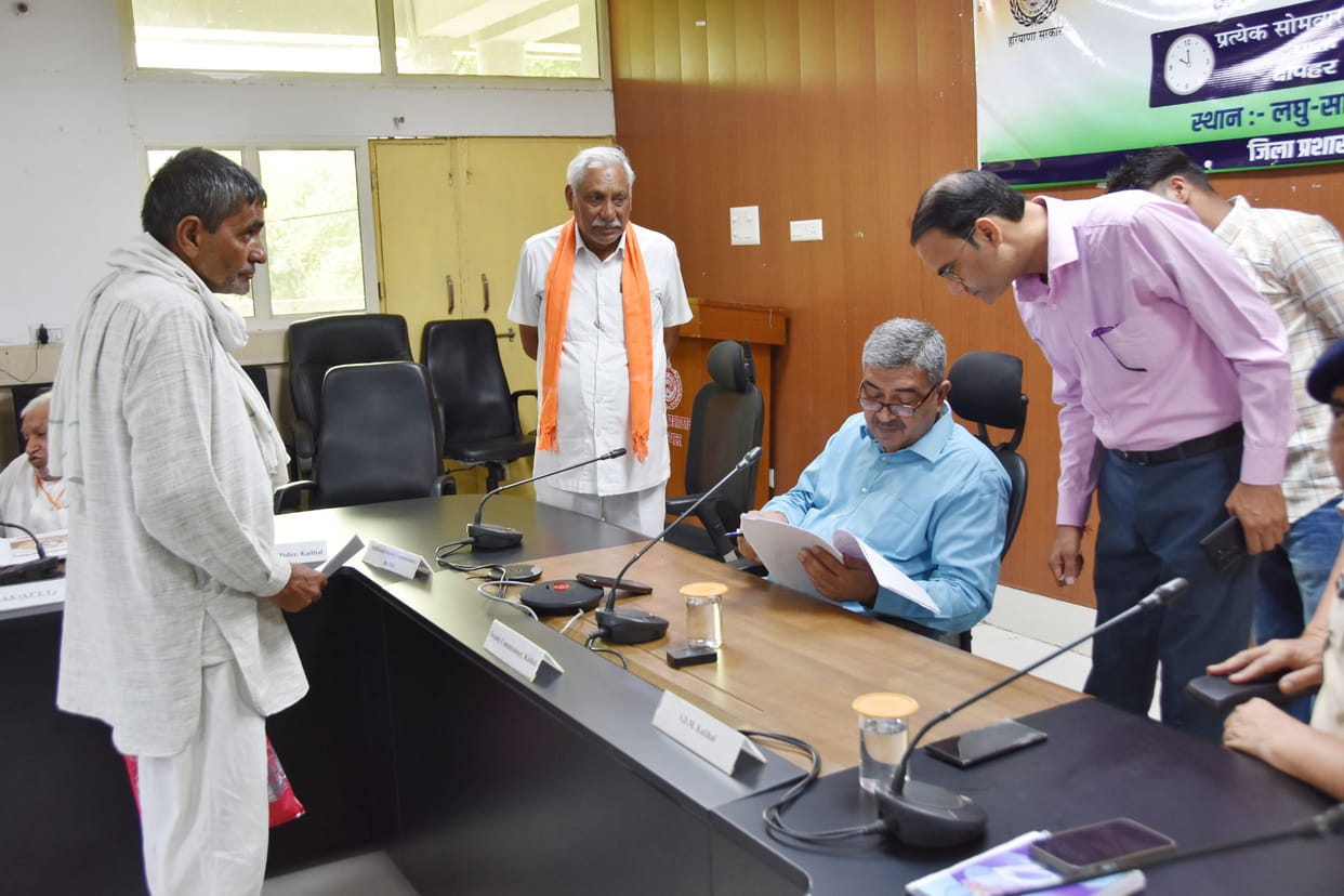 Complaints received at the camp regarding pensions, the Marriage Shagun Scheme, and encroachment on Panchayat land.