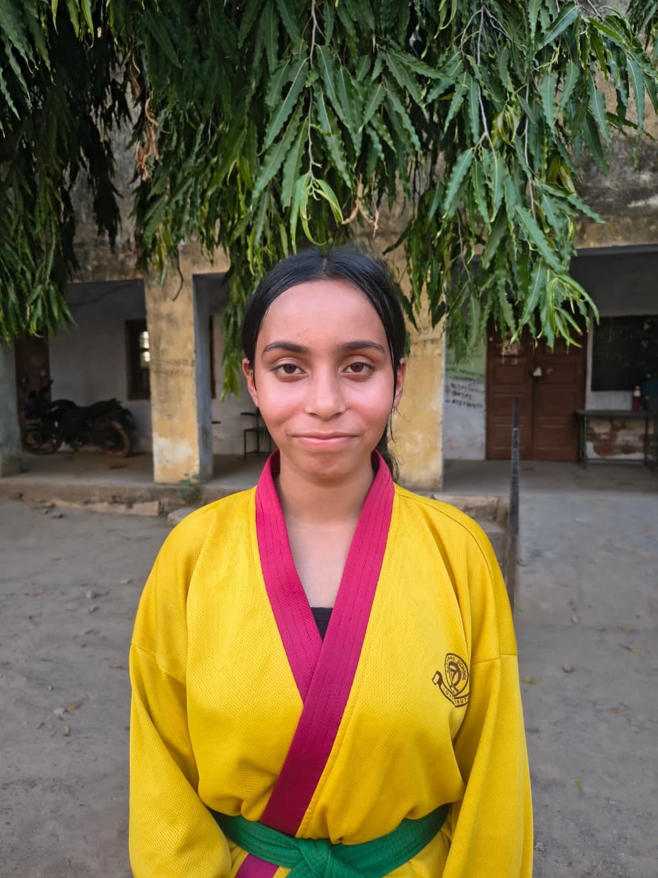 Self-defense techniques taught under the 'Aparajita' martial arts initiative.