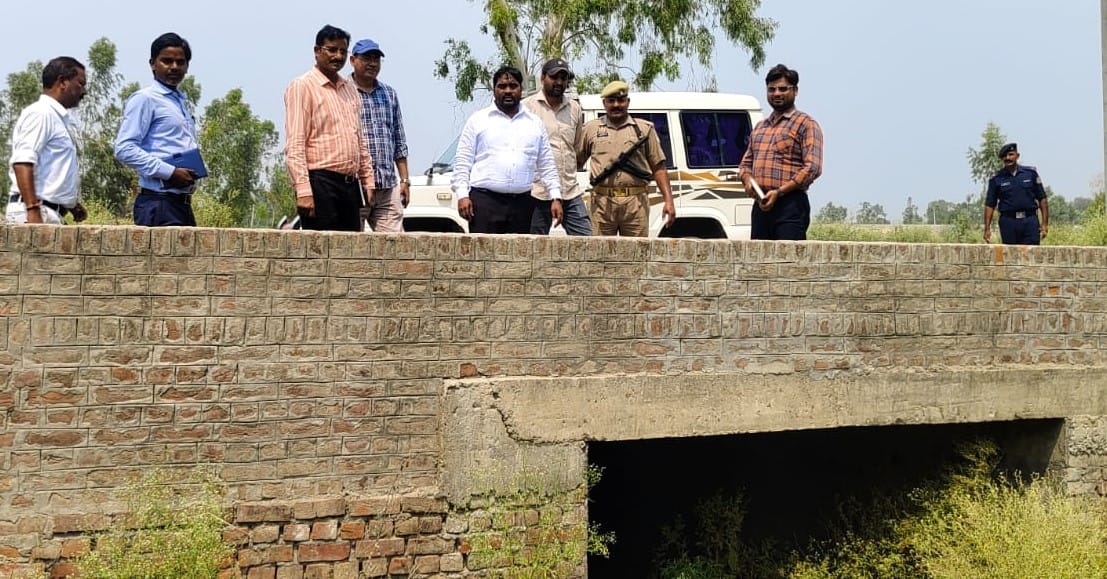 Iron gates will be installed on culverts for flood protection.