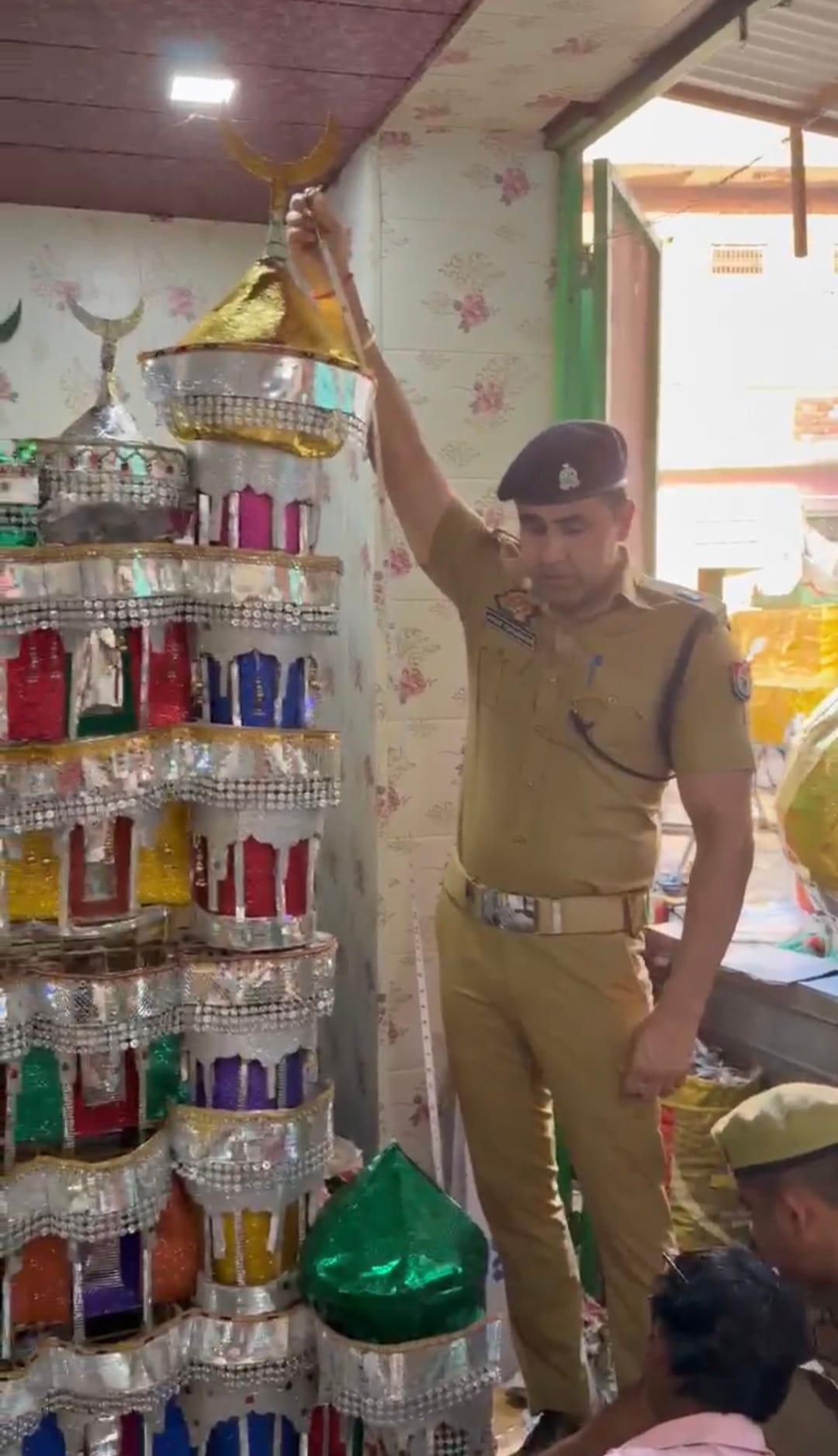 Police on alert to ensure the peaceful observance of Muharram in  Firozabad