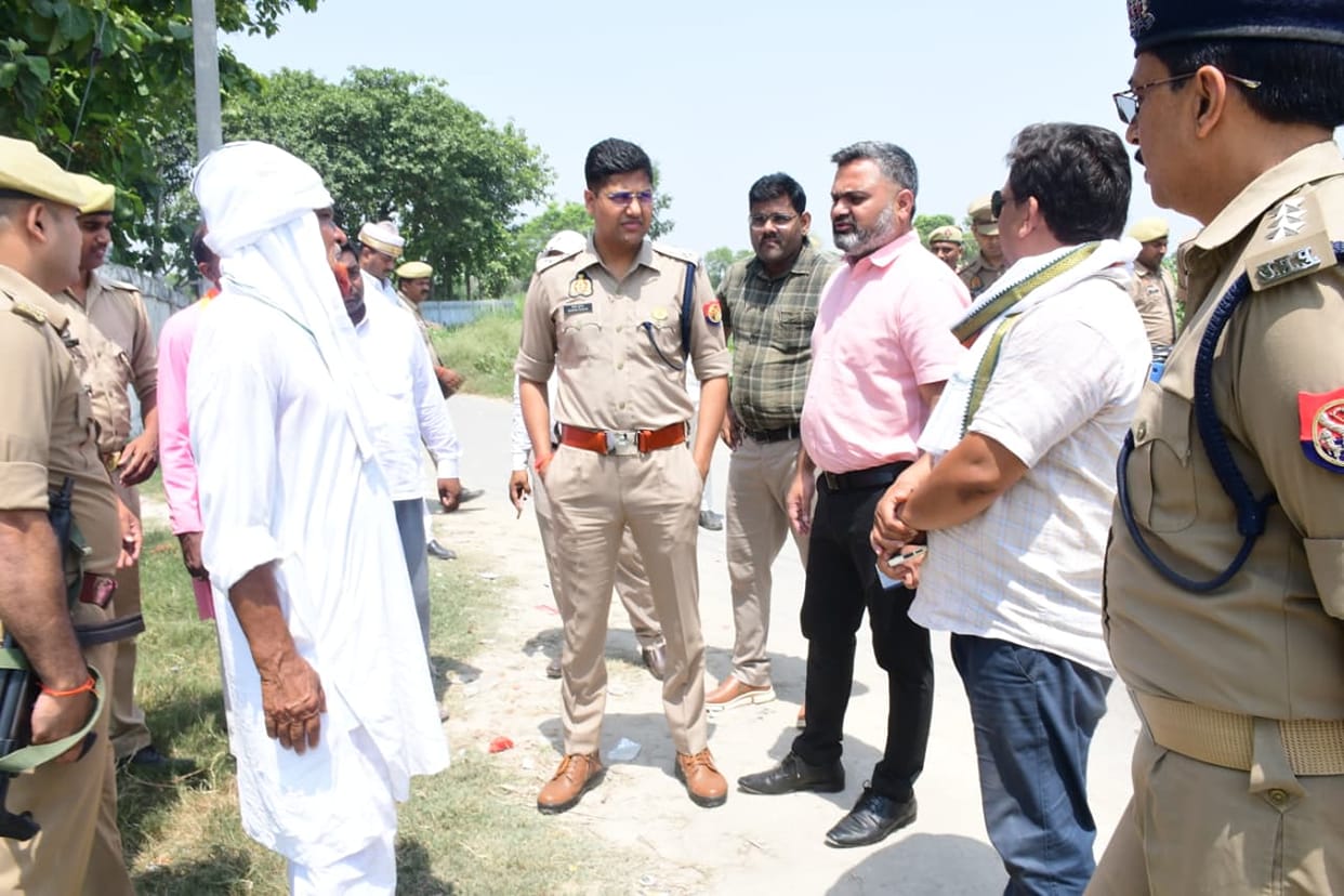 DM and SP inspect Karbala site ahead of Muharram.